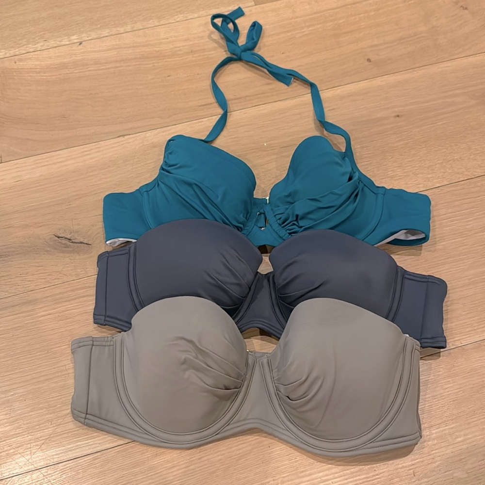 3 PACK 36B Victoria’s Secret Swim Tops